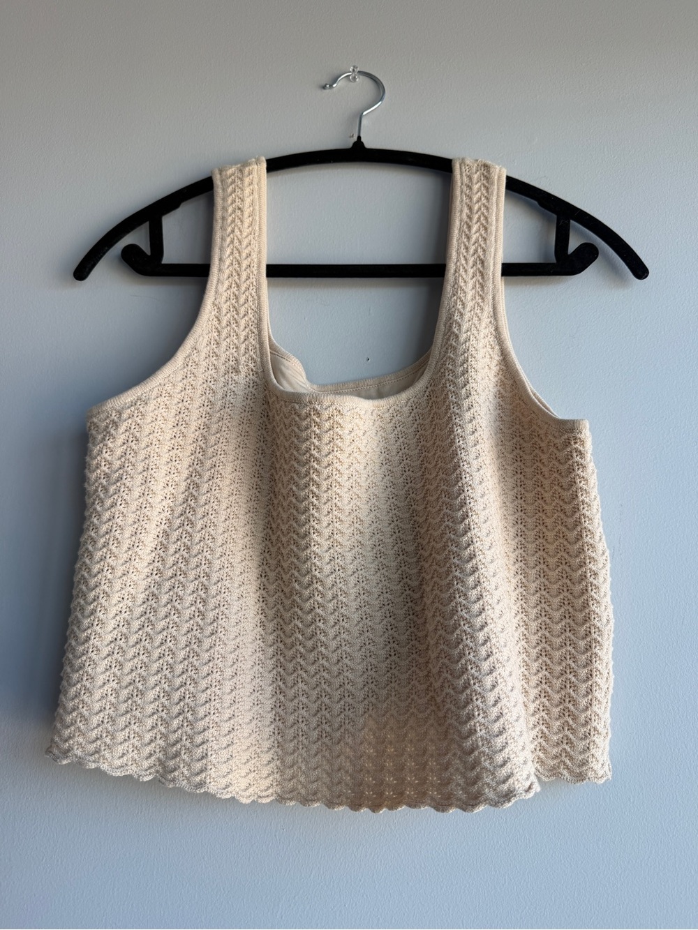 NWT marled knit crop top